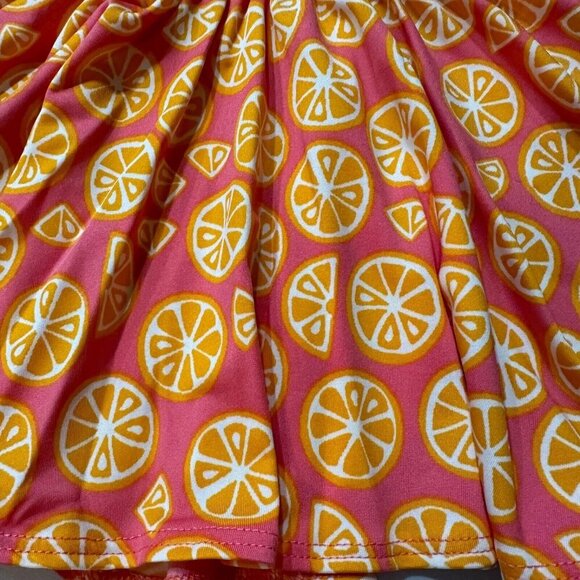 Dot‎ Dot Smile Baby Girl's Size 12/24M Orange Slices Cap Sleeve Twirl Dress NWT - Picture 3 of 6